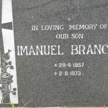 BRANCO Imanuel 1957-1973