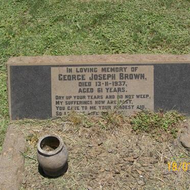 BROWN George Joseph -1937