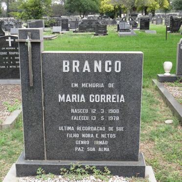 BRANCO Maria Correia 1908-1978
