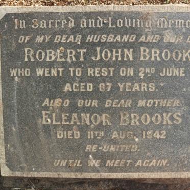 BROOKS Robert John -1933 &amp; Eleanor -1942