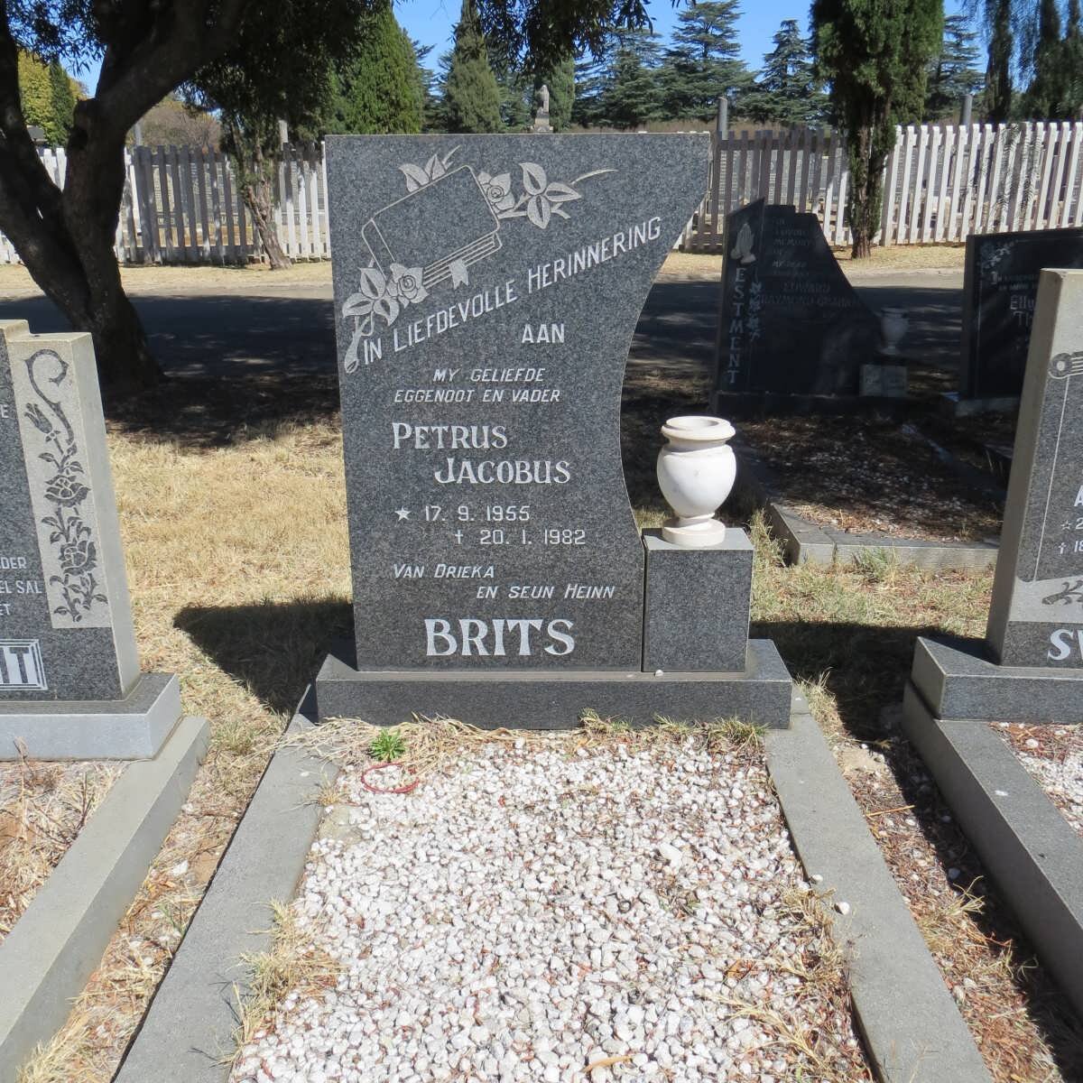 BRITS Petrus Jacobus 1955-1982