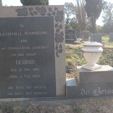 BRUIN George, de 1918-1963