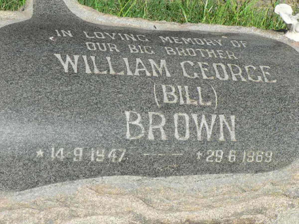 BROWN William George 1947-1969