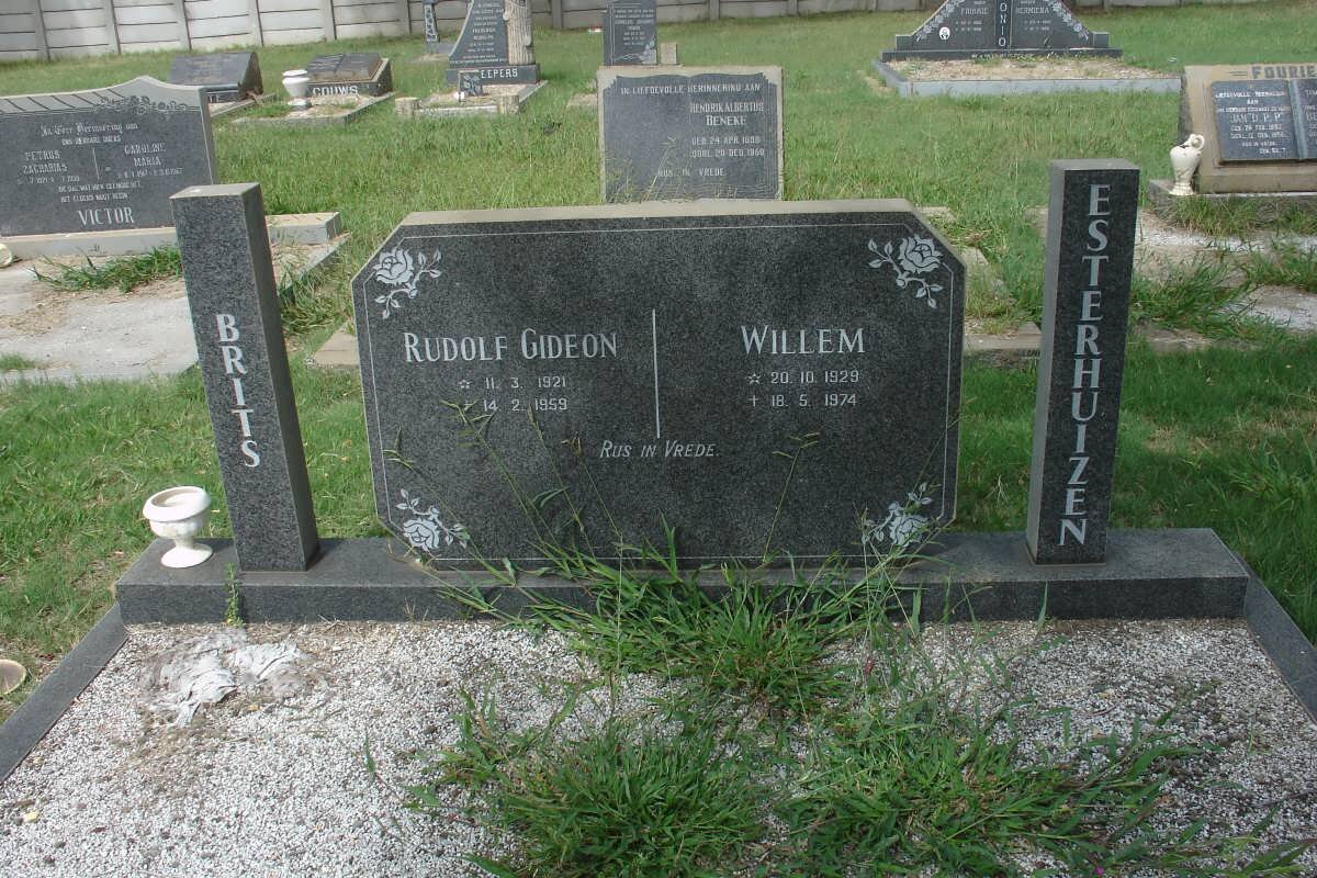 BRITS Rudolf Gideon 1921-1959 :: ESTERHUIZEN Willem 1929-1974