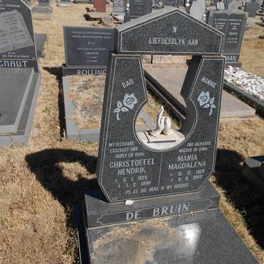 BRUIN Christoffel Hendrik, de 1926-1990 &amp; Maria Magdalena 1929-2005