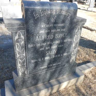 BRYCE Alfred 1886-1956 &amp; Sally 1844-1964