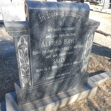 BRYCE Alfred 1886-1956 &amp; Sally 1844-1964
