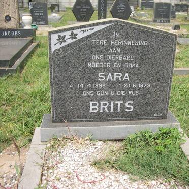 BRITS Sara 1898-1979