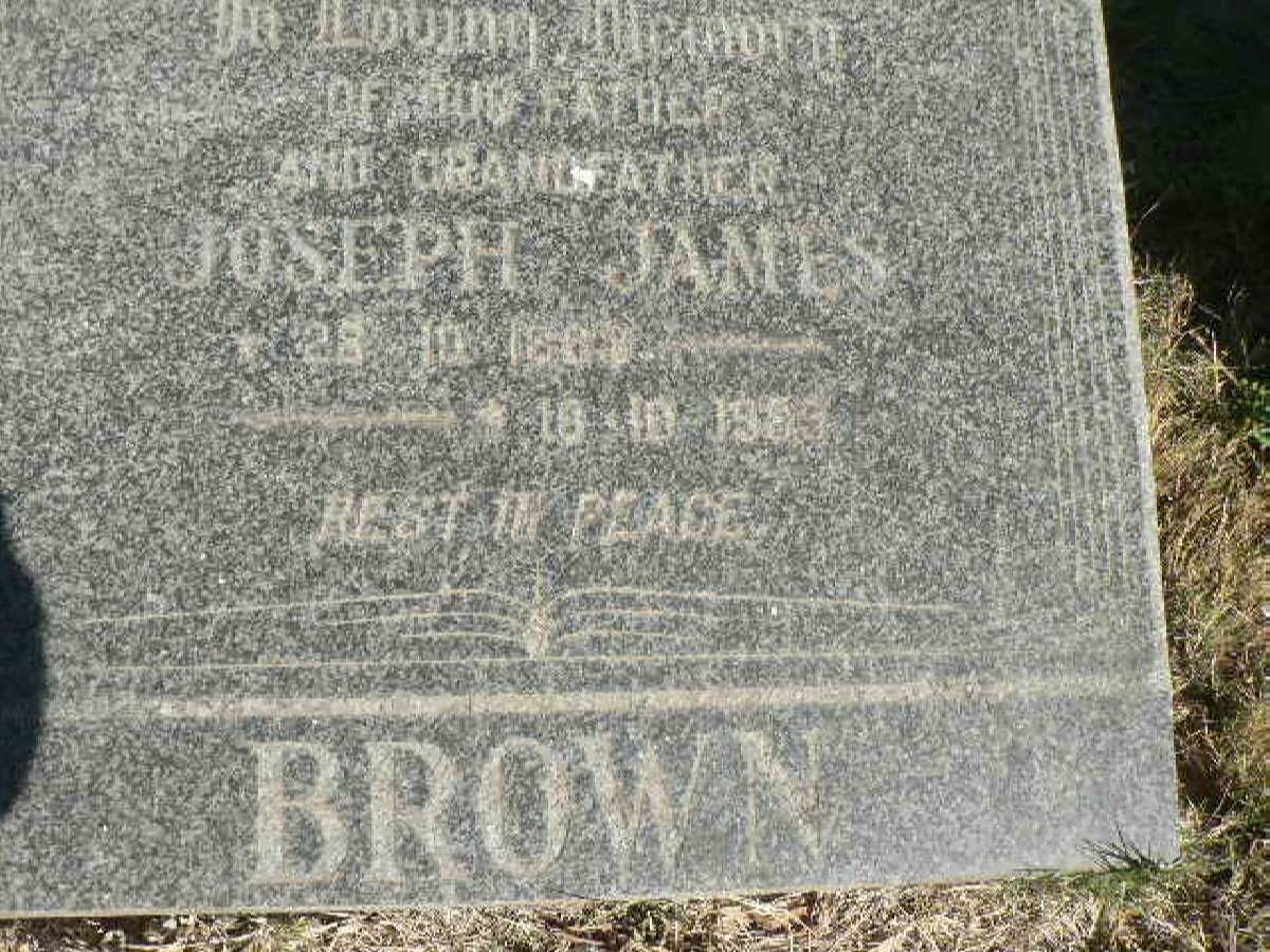 BROWN Joseph James 19??-1985