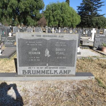 BRUMMELKAMP Jan Herman 1908-1991 &amp; Doreen Pearl 1916-