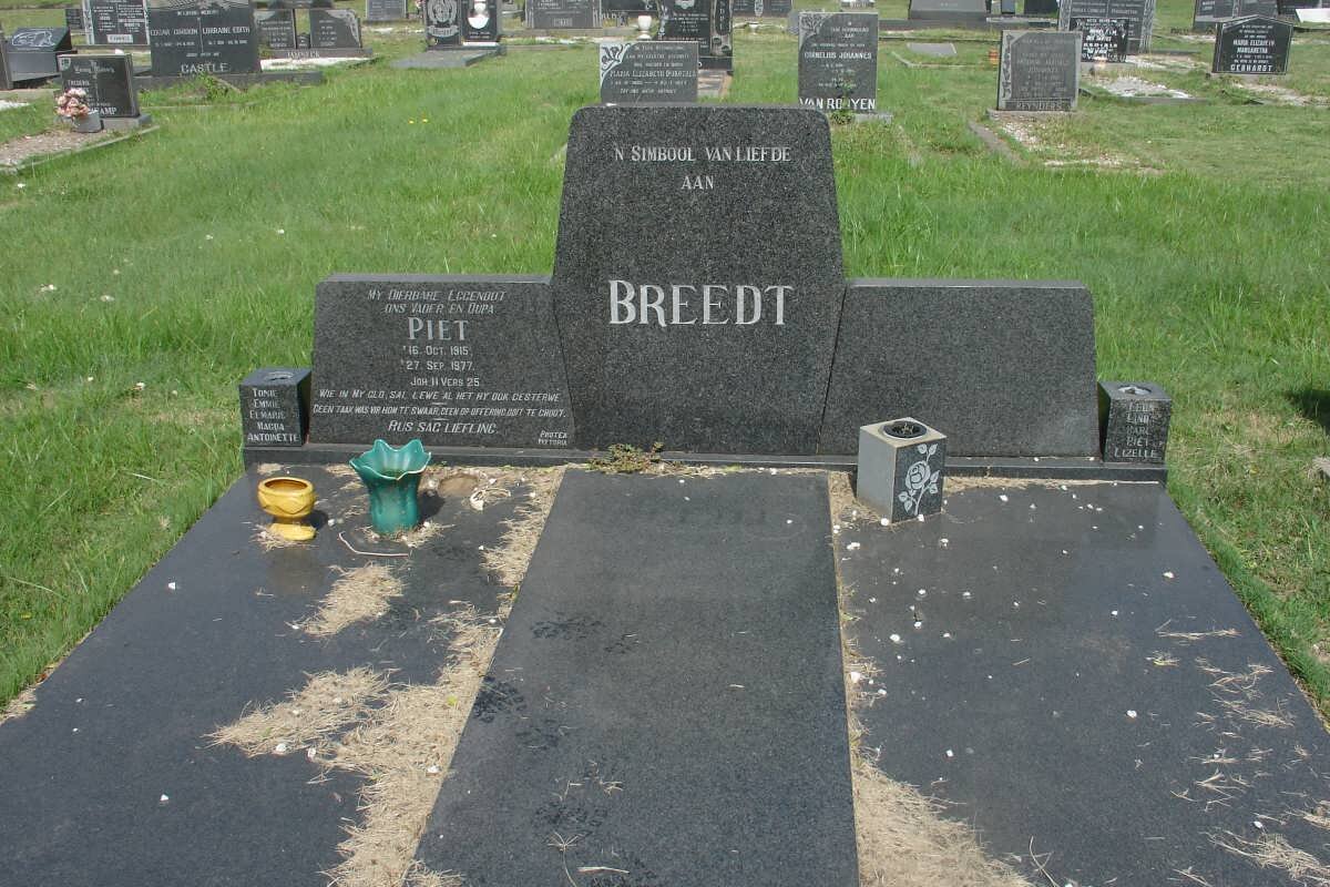 BREEDT Piet 1915-1977
