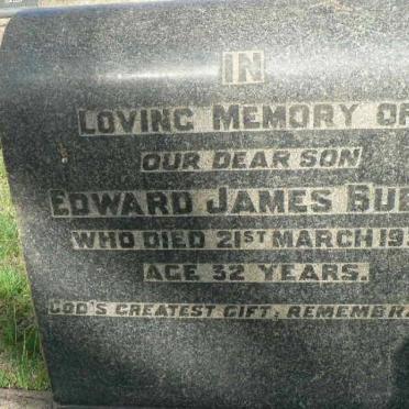 BUDD Edward James -1930