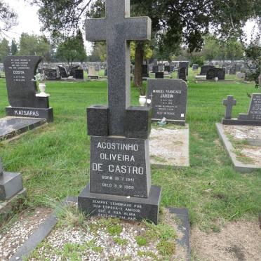 CASTRO Agostinho Oliveira, de 1941-1980