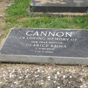CANNON Clarice Emma 1909-1980