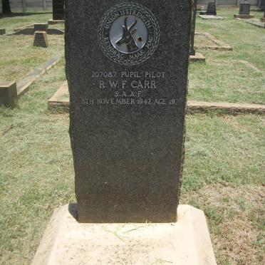 CARR R.W.F. -1942
