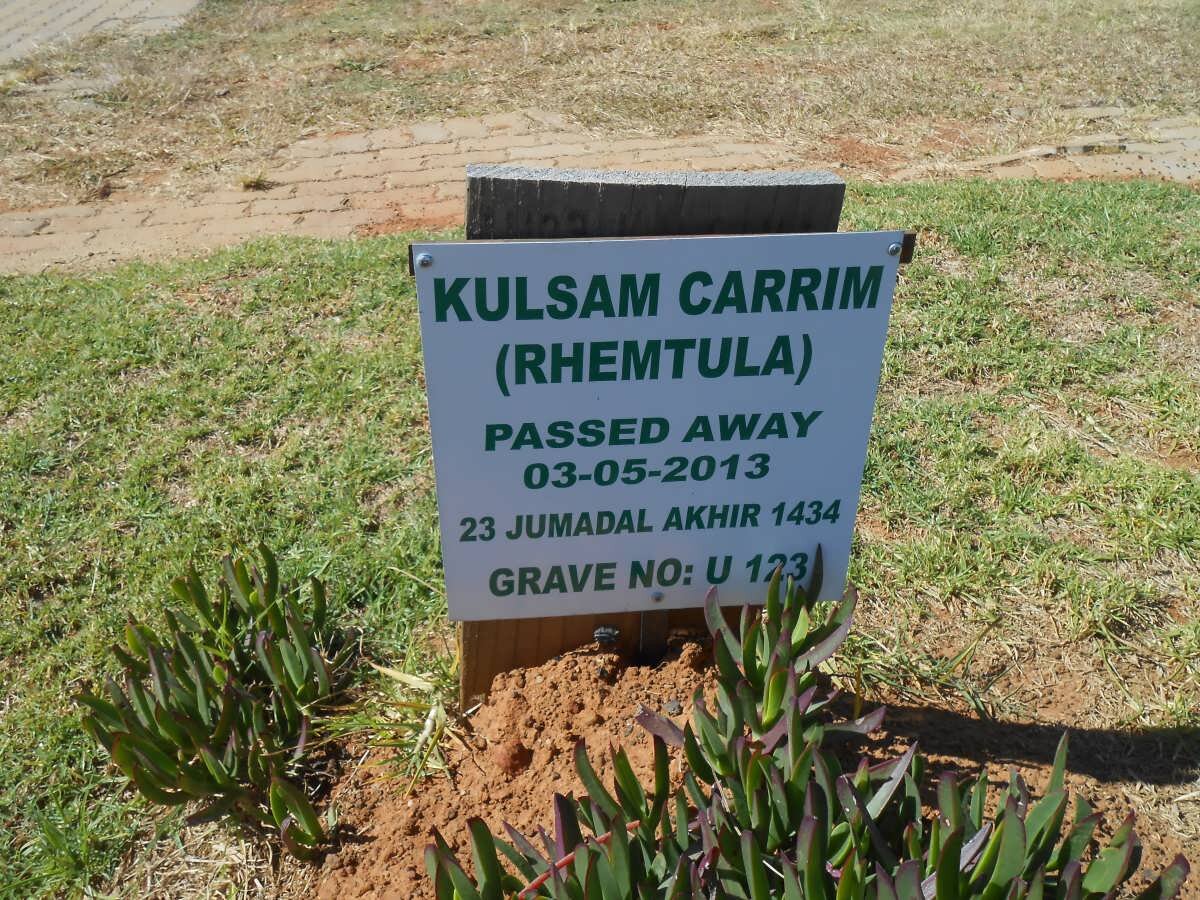 CARRIM Kulsam -2013
