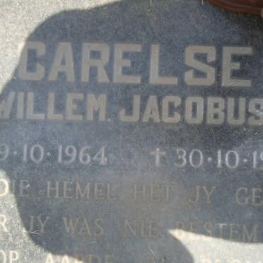 CARELSE Willem Jacobus 1964-1964