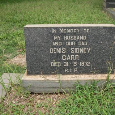 CARR Denis Sidney -1972