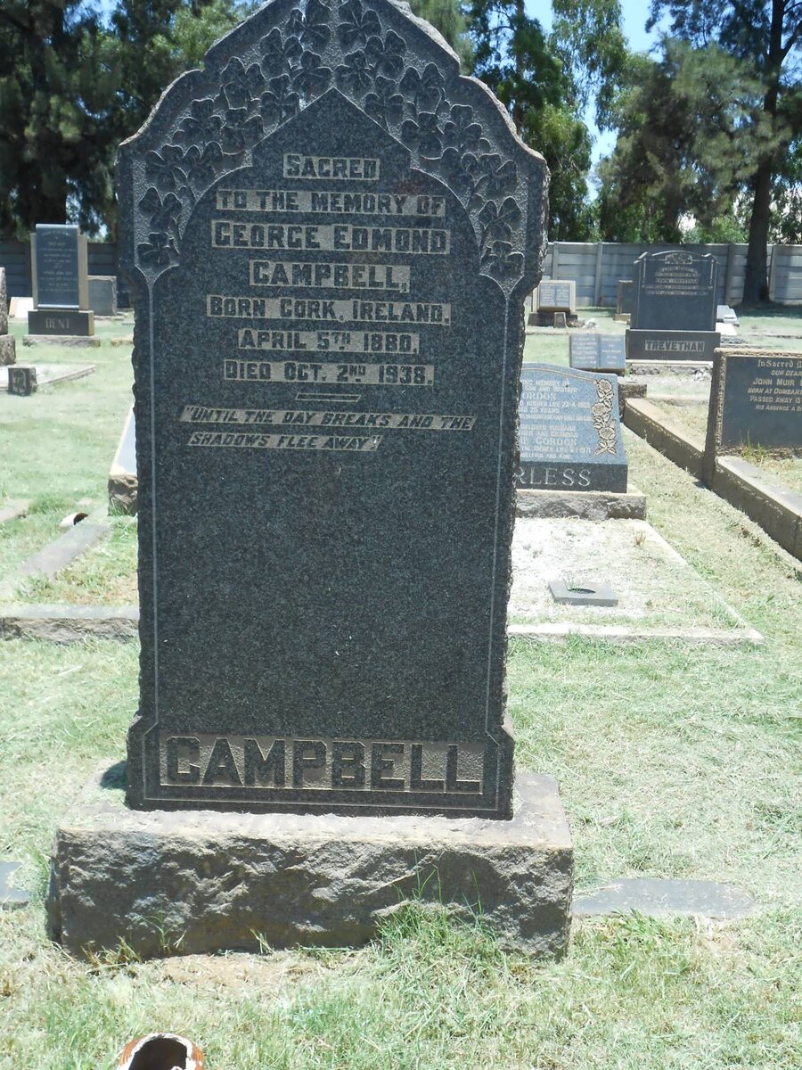 CAMPBELL George Edmond 1880-1938