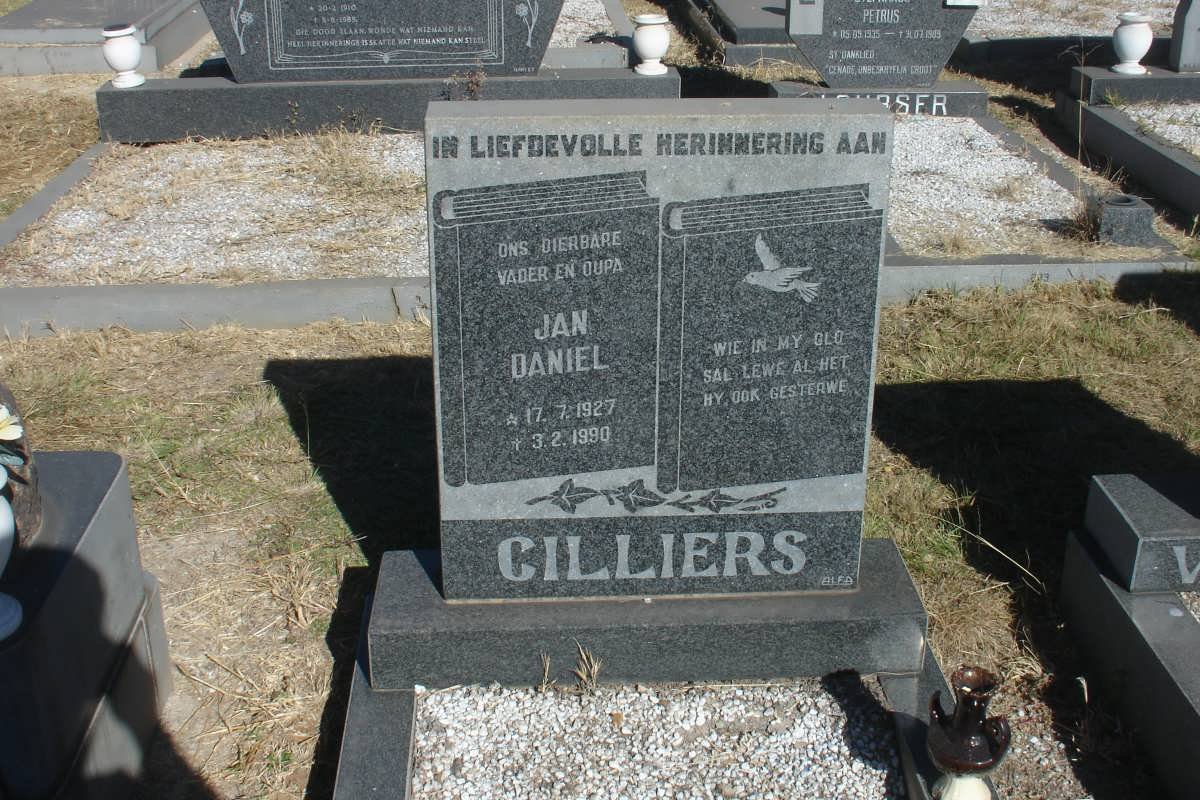 CILLIERS Jan Daniel 1927-1990