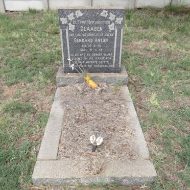 CLAASEN Gerhard Anton 1956-1958