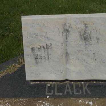 CLACK Brian Johnathan 1953-1973