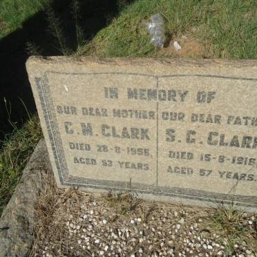 CLARK S.G. -1916 &amp; C.M. -1956