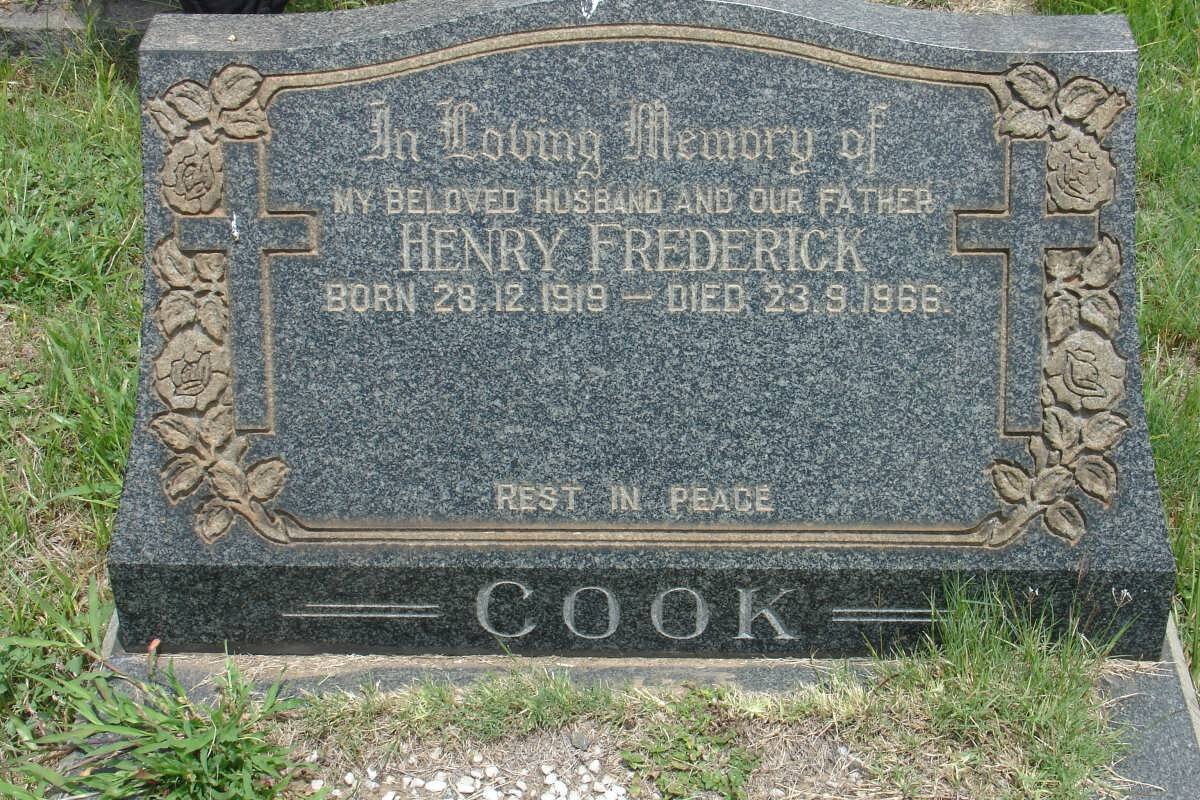COOK Henry Frederick 1919-1966