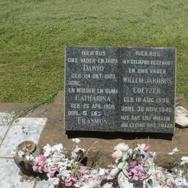 COETZER Willem Jakobus 1896-1945 :: ERASMUS Dawid 1923- &amp; Catharina 1908-????