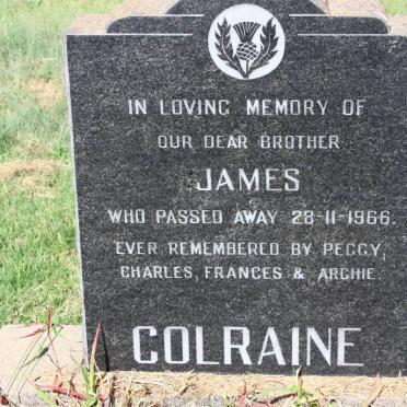 COLRAINE James -1966