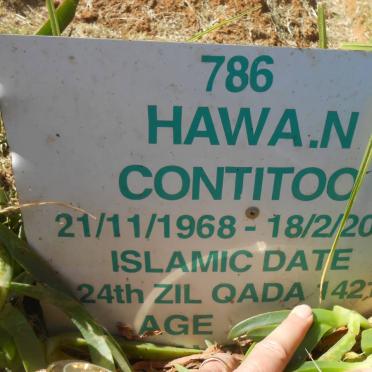 CONTITOO Hawa N. 1968-2001