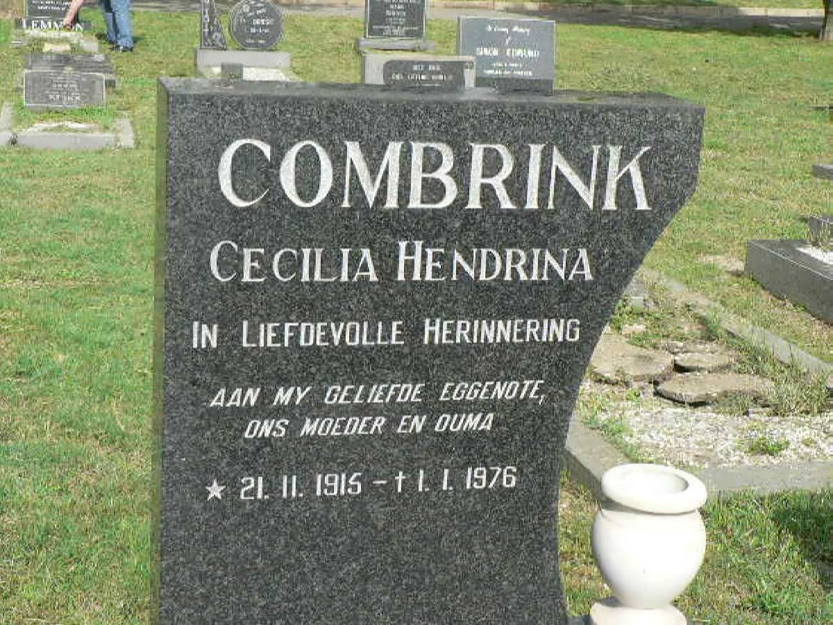 COMBRINK Cecilia Hendrina 1915-1976