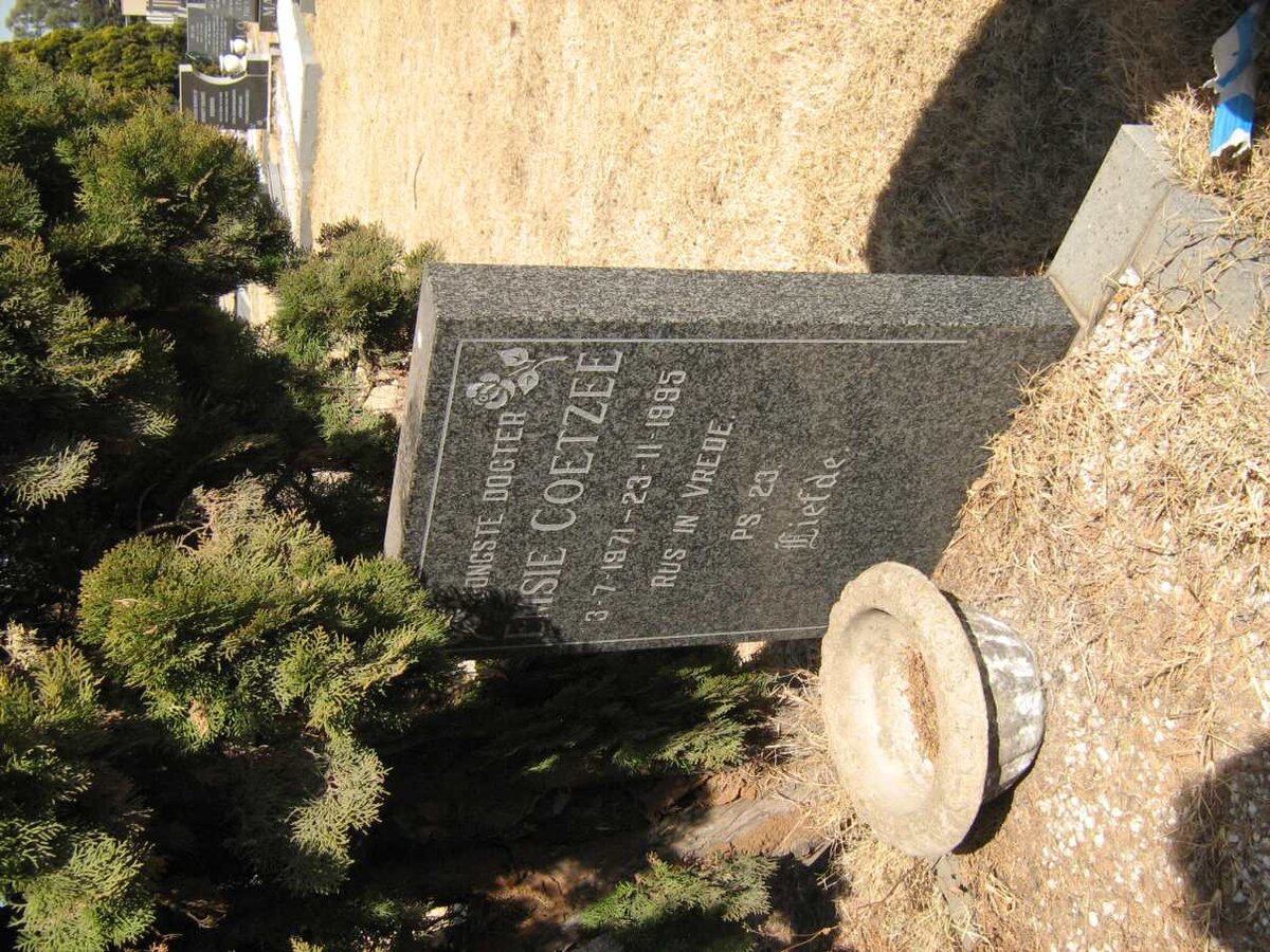 COETZEE Emsie 1971-1995