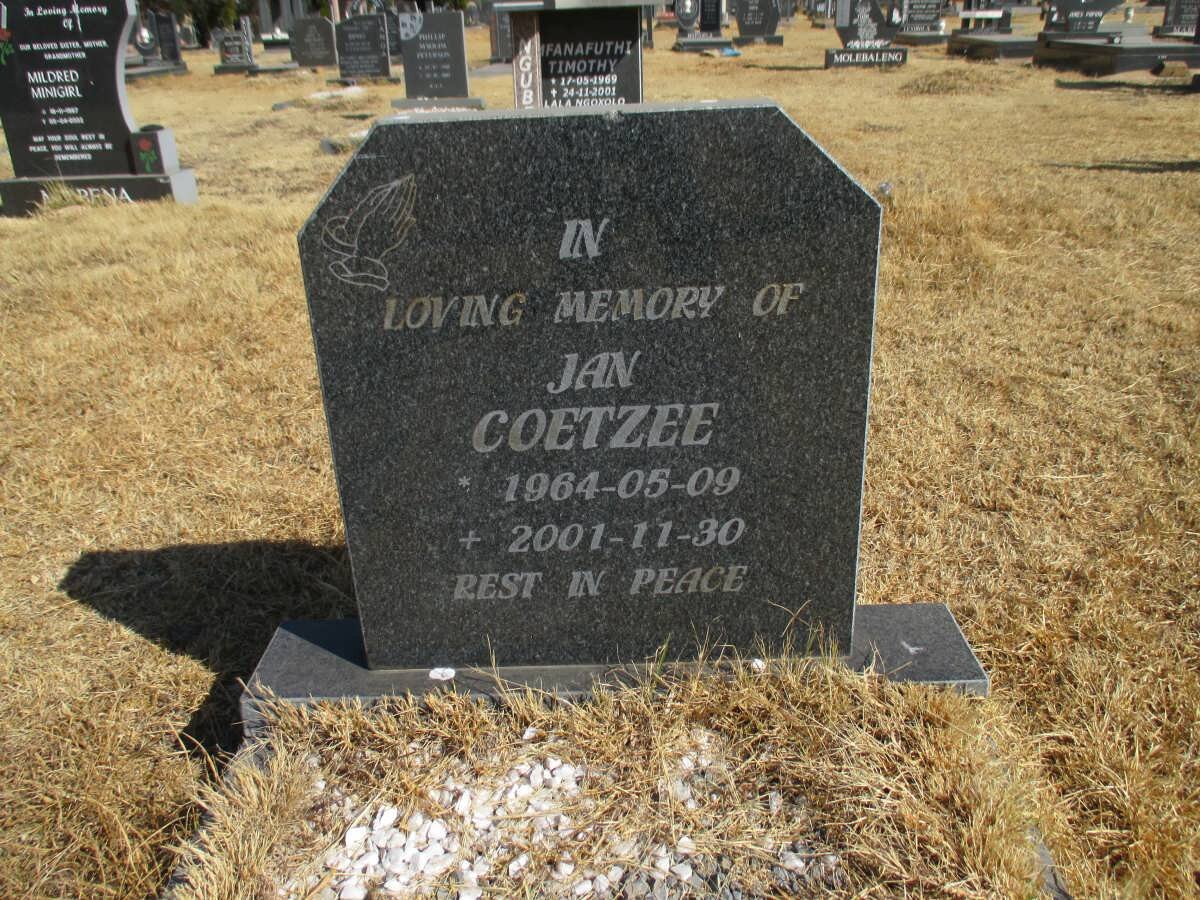 COETZEE Jan 1964-2001