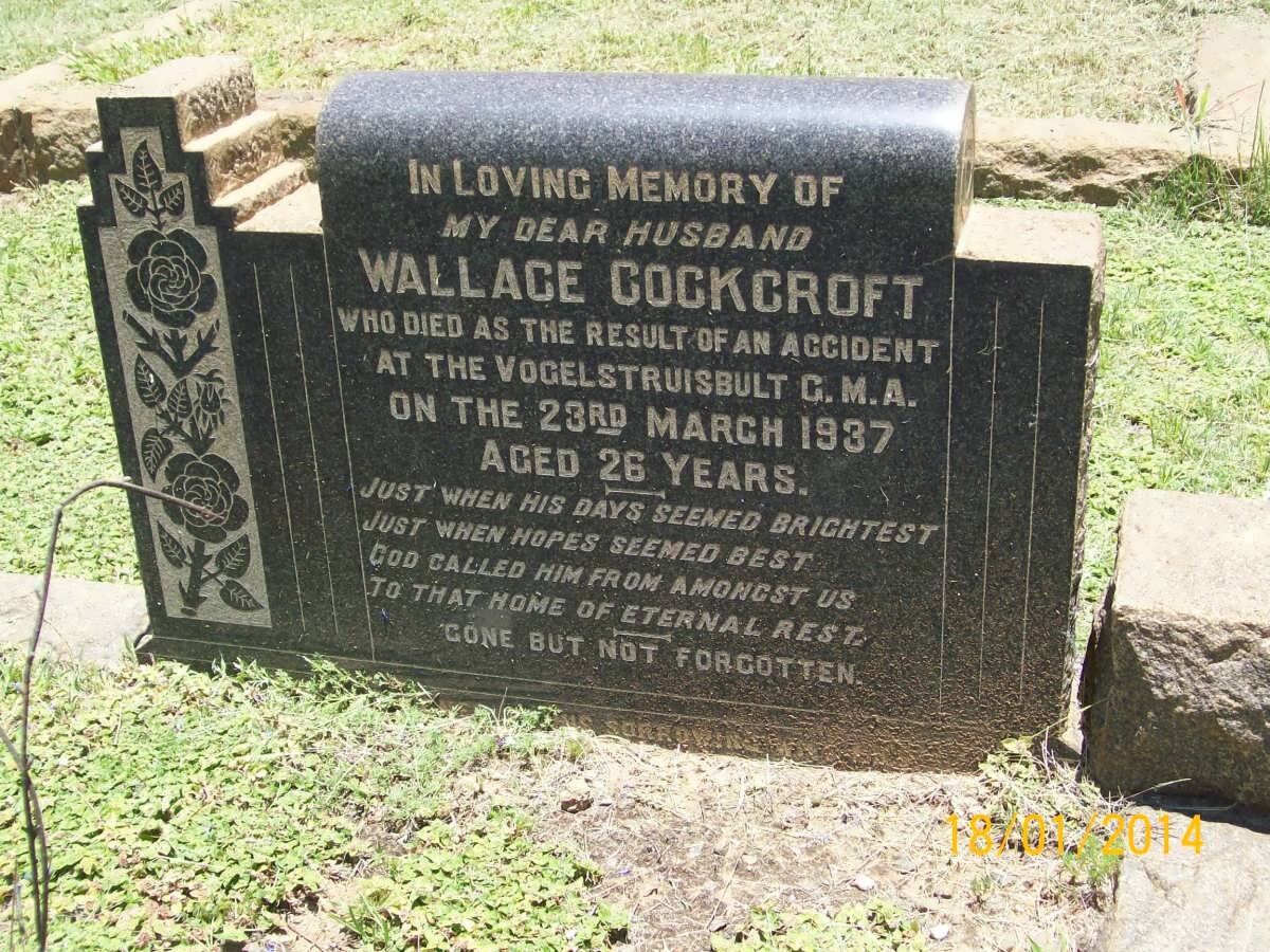 COCKROFT Wallace -1937