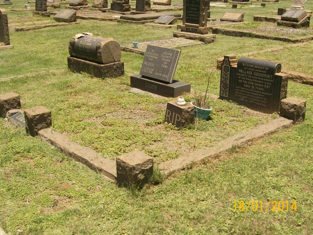 COCKROFT Wallace -1937 :: LOUW Moekie 1920-1988 :: LOUW H.J.J. 1938-1958