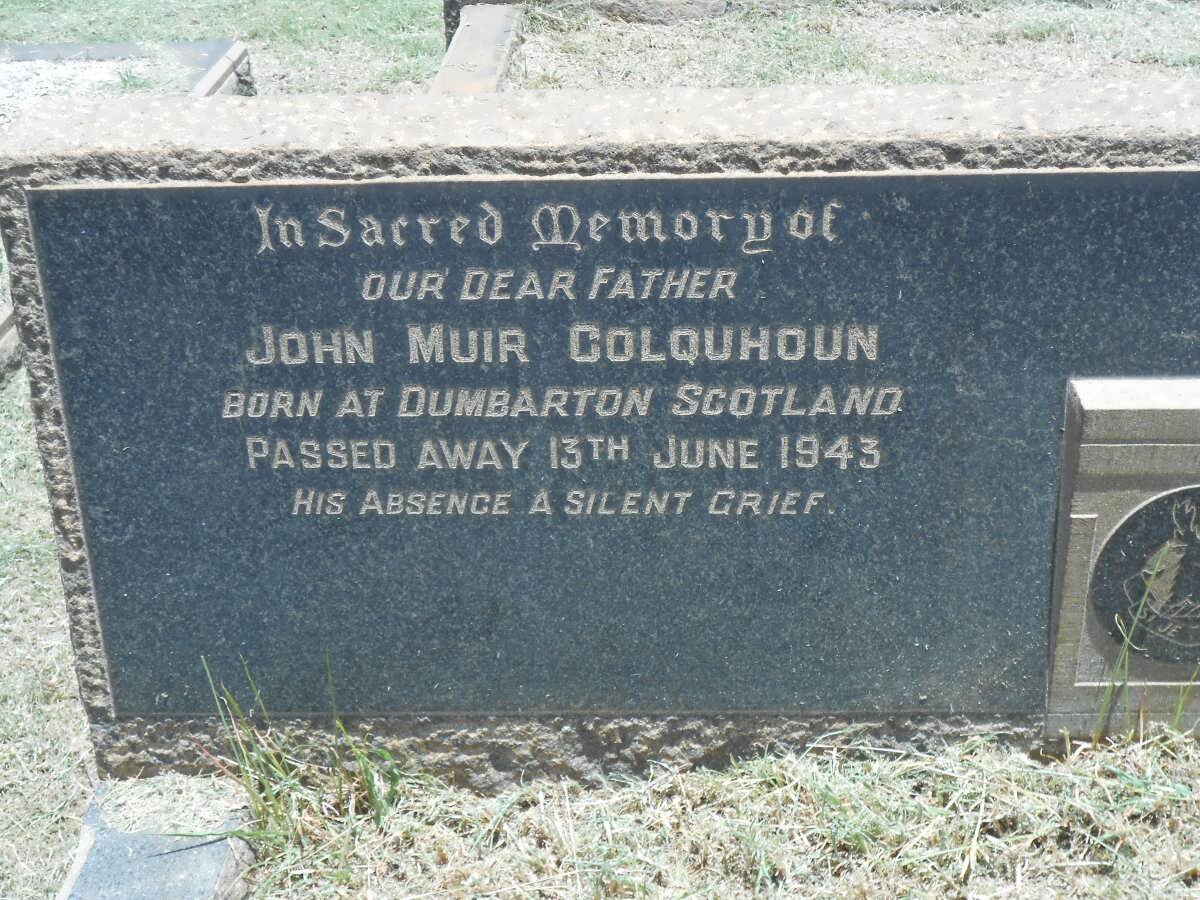 COLQUHOUN John Muir -1943