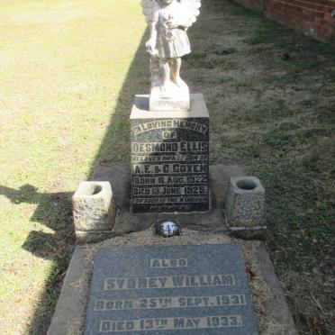 COXEN Desmond Ellis 1922-1925