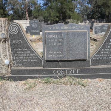 COETZEE Cornelis A. 1919-1971 :: COETZEE Rudy 1970-1994