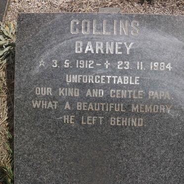 COLLINS Barney 1912-1984