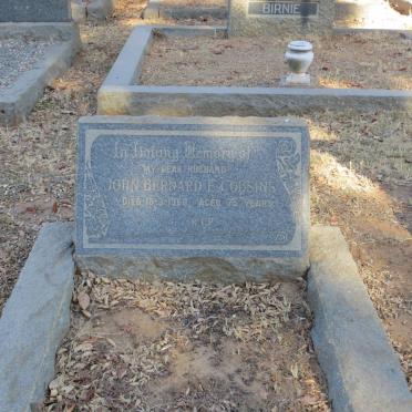 COUSINS John Bernard -1960