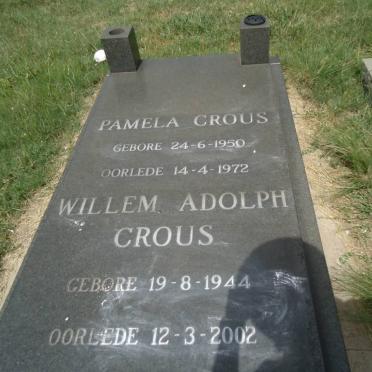 CROUS Willem Adolph 1944-2002 &amp; Pamela 1950-1972