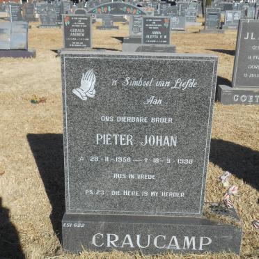 CRAUCAMP Pieter Johan 1956-1998