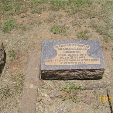 CUMMING Charles Leslie -1918