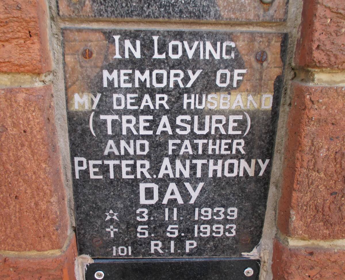 DAY Peter Anthony 1939-1993