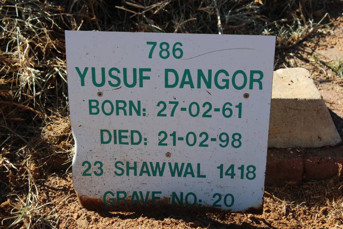 DANGOR Yusuf 1961-1998