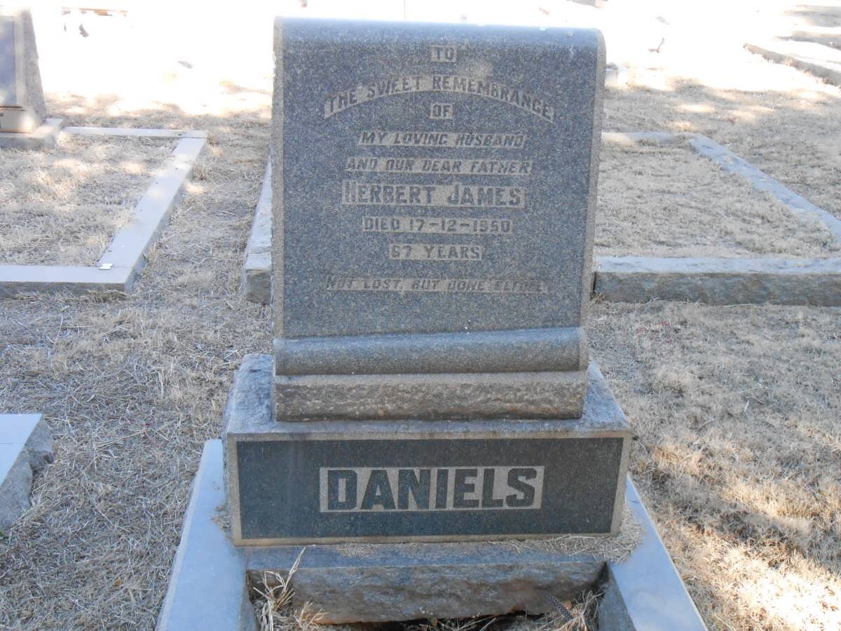 DANIELS Herbert James -1950