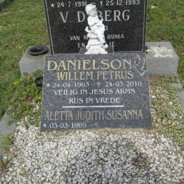 DANIELSON Willem Petrus 1963-2010 &amp; Aletta Judith Susanna 1969- :: V.D. BERG Bianca S. Judith 1991-1993