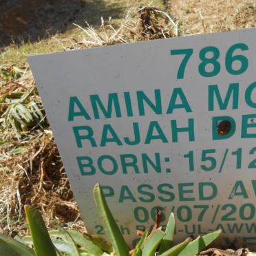 DEGA? Amina Moo? Rajah 19??-2002