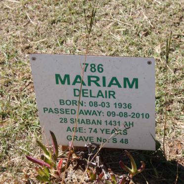 DELAIR Mariam 1936-2010